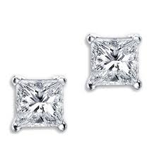 EARRINGS princess stud 01